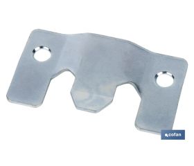 SET 2 UDS CHAPA ANCLAJE ZINCADA 60 X 35 MM VENTA UNITARIA