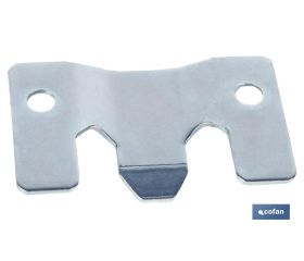 SET 2 UDS CHAPA ANCLAJE ZINCADA 60 X 35 MM VENTA UNITARIA