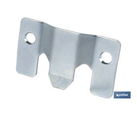 SET 2 UDS CHAPA ANCLAJE ZINCADA 60 X 35 MM VENTA UNITARIA