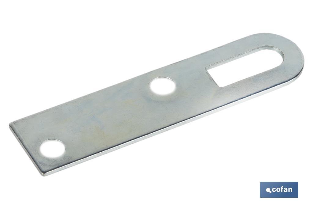 COLGADOR ZINCADO 17 X 70 MM