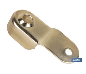 SOPORTE BARRA ARMARIO LATÓN