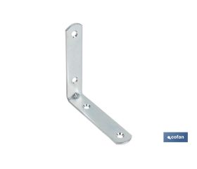 Escuadra de Ángulo | Diferentes medidas para ángulo de 90° | Fabricada en acero zincado