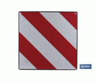 Placa V20 carga sobresaliente homologada de ABS | Adecuado para cualquier vehículo