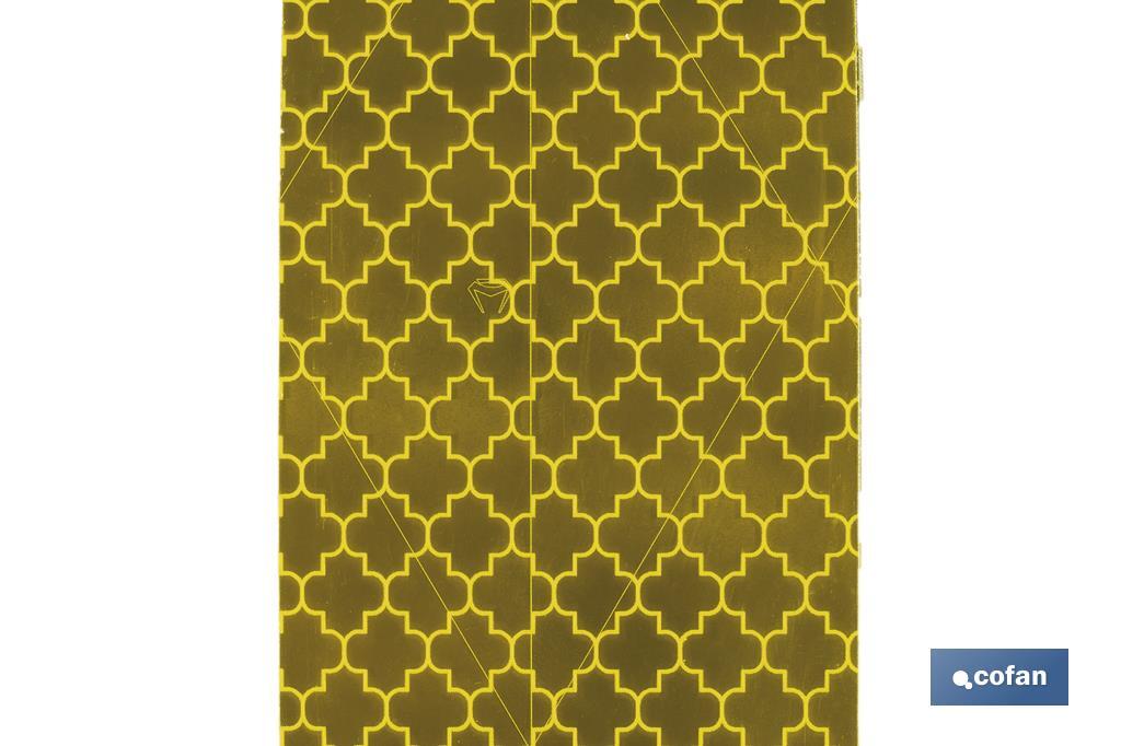 ROLLO RETROREFLECTANTE CONTINUO - 50M AMARILLO