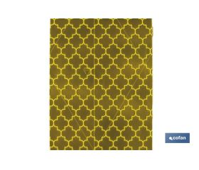 ROLLO RETROREFLECTANTE CONTINUO - 50M AMARILLO