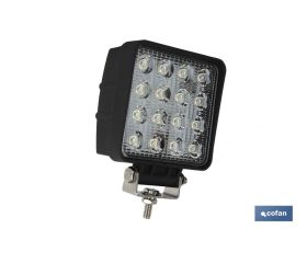 FARO TRABAJO 16 LED 3360Lm 6000K 48W, IP67 (10-30V)