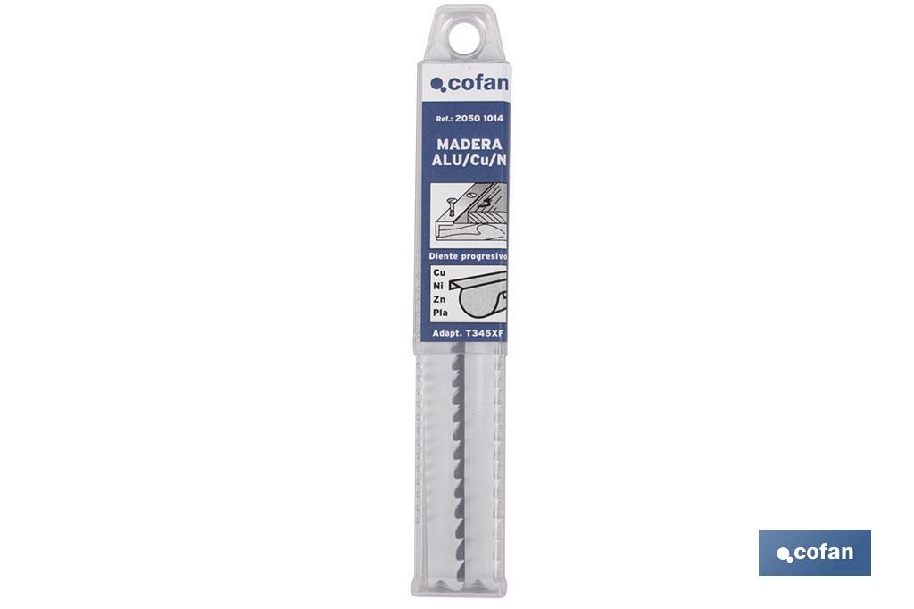 SIERRA CALAR T345XF BIME 105X2,4-5 MADERA/ALU/Cu/N