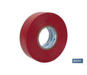 CINTA AISLANTE 180 Micras ROJA 19mmX20 Metros
