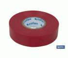 CINTA AISLANTE 180 Micras ROJA 19mmX20 Metros