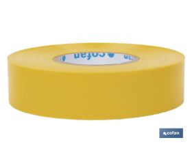 CINTA AISLANTE 180 Micras AMARILLA 19mmX20 Metros