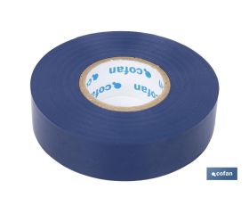 CINTA AISLANTE 180 Micras AZUL 19mmX20 Metros venta unitaria