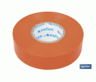 CINTA AISLANTE 180 Micras NARANJA 19mmX20 Metros