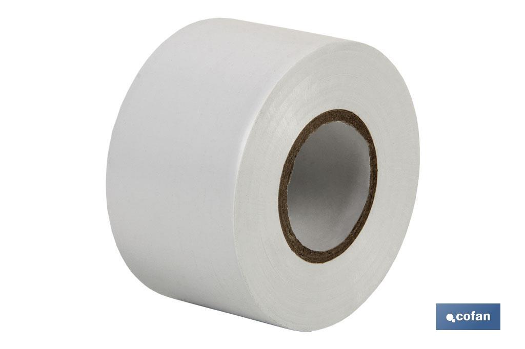 CINTA AISLANTE BLANCA DE 130 MICRAS 50 MM X 33 M