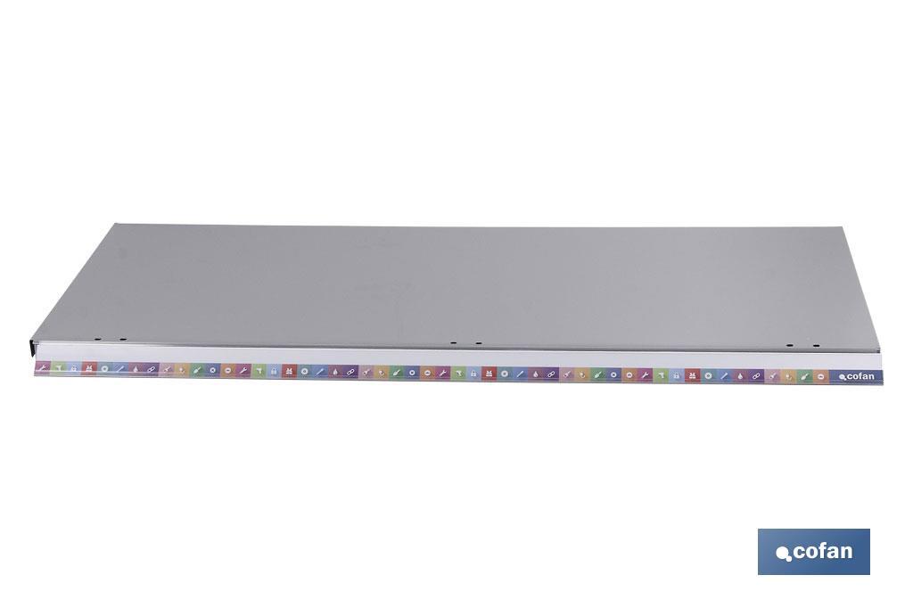 PORTAPRECIOS C/TIRA PARA BANDEJA 1000 X 39 MM