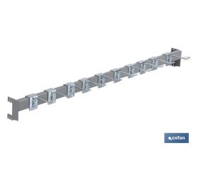 Barra de Carga con 10 Ganchos (10 cm)