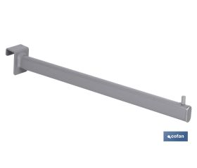 Percha recta ovalada de tubo (para barra de carga)