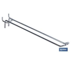 GANCHO BLISTER DOBLE 150X5 MM