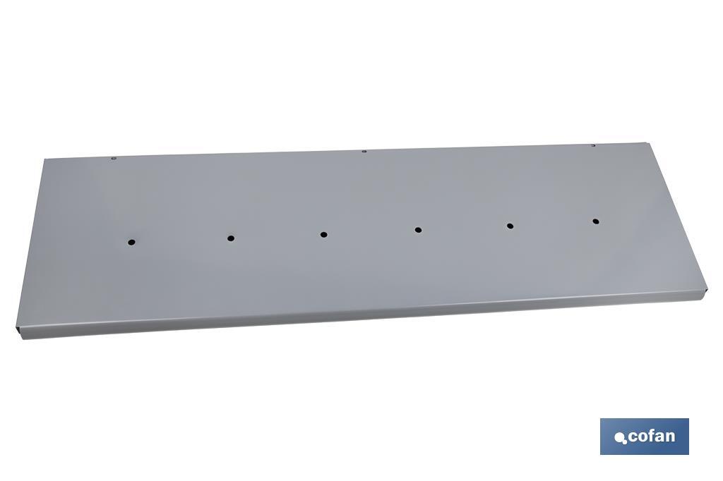 CONJUNTO BANDEJA 1000X300MM CON 6 ORIFICIOS DE 9 MM