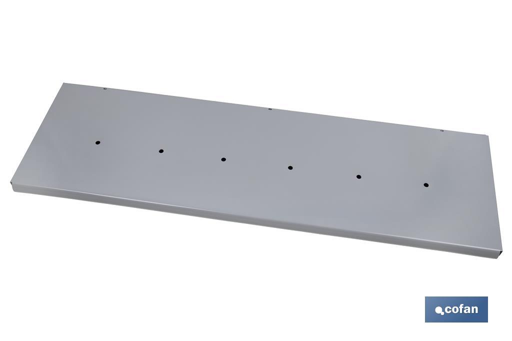 CONJUNTO BANDEJA 1000X300MM CON 6 ORIFICIOS DE 9 MM