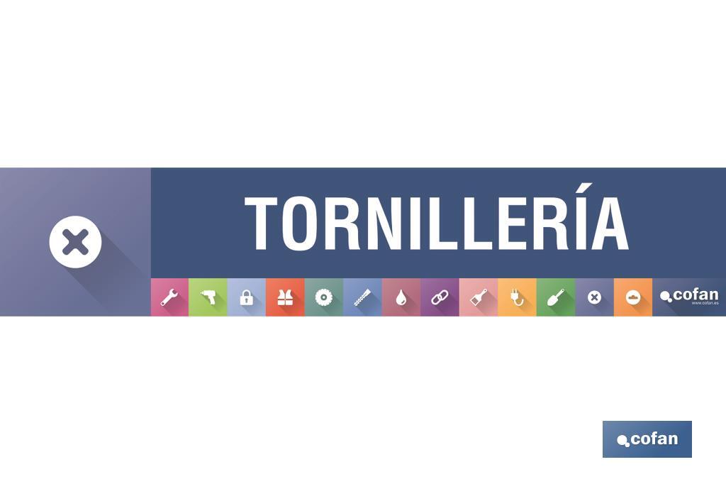 SEÑALETICA IMANTADA PARA EXPOSITOR 975 X 200 MM - TORNILLERIA