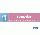 SEÑALETICA IMANTADA PARA EXPOSITOR 975 X 200 MM - COMEDOR
