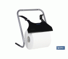 Dispensador porta bobinas de papel para la pared | Para rollo de papel | Tamaño industrial