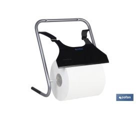 Dispensador porta bobinas de papel para la pared | Para rollo de papel | Tamaño industrial