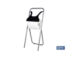 Dispensador porta bobinas de papel para el suelo | Para rollo de papel | Tamaño industrial