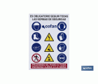 Cartel de obra en glasspack 0,7 mm