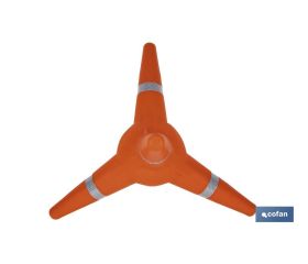 CONO TETRÁPODO REFLECTANTE 38 CM