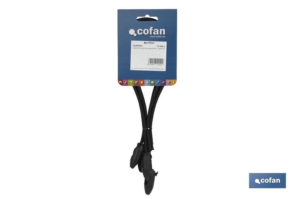 GOMA ELÁSTICA PARA SUJECIÓN DE PLACA V20