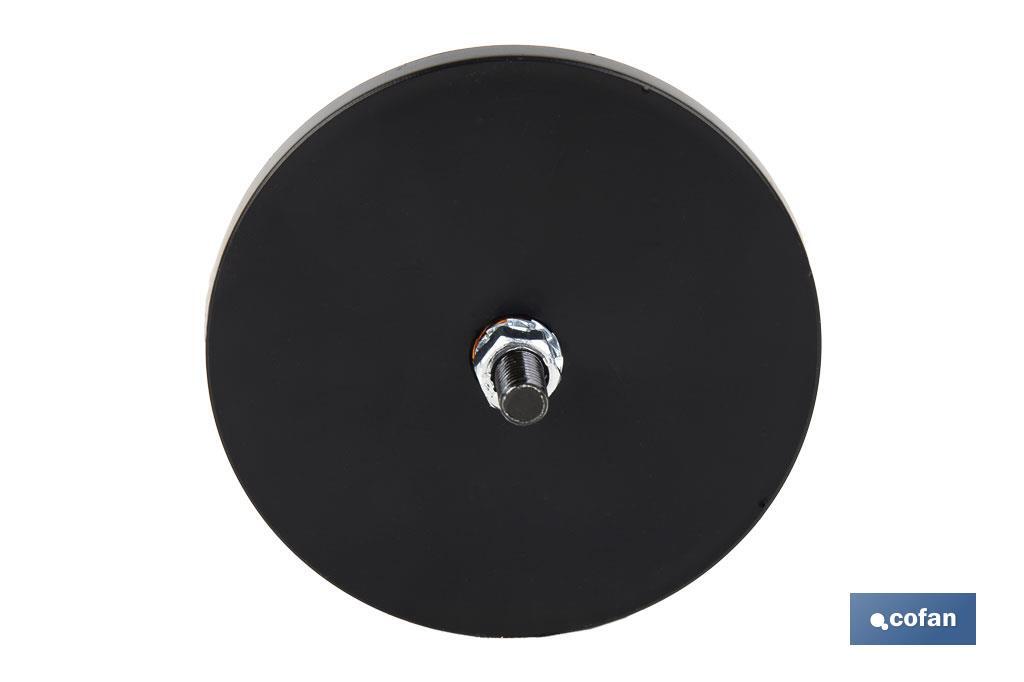 CATADIÓPTRICO REDONDO ÁMBAR Ø 60 MM CON TORNILLO