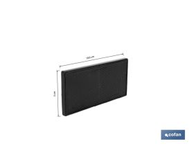 CATADIÓPTRICO RECTANGULAR ÁMBAR 106 X 50 MM ADHESIVO