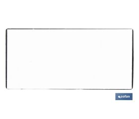 CATADIÓPTRICO RECTANGULAR ÁMBAR 106 X 50 MM ADHESIVO