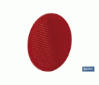 Catadióptricos redondos con adhesivo para fijar en vehículos | 3 Colores: rojo, ámbar y blanco | Diámetro: 55 mm