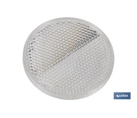 CATADIÓPTRICO REDONDO BLANCO Ø 60 MM ADHESIVO