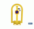 Bloqueo para parking con cerradura integrada | Barrera para plaza de aparcamiento en color amarillo