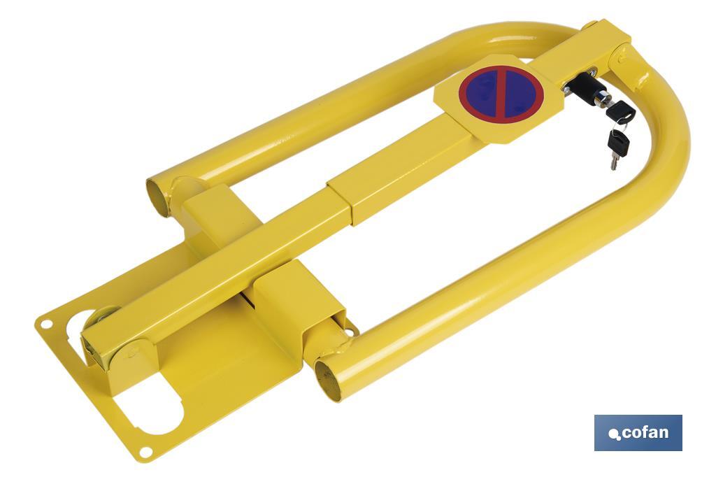 BLOQUEO PARKING AMARILLO 300X500 MM