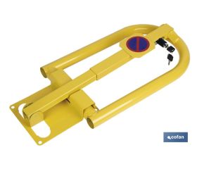 BLOQUEO PARKING AMARILLO 300X500 MM