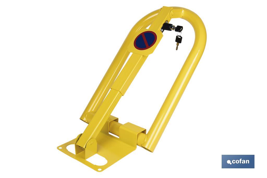 BLOQUEO PARKING AMARILLO 300X500 MM