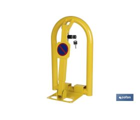 BLOQUEO PARKING AMARILLO 300X500 MM