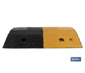 REDUCTOR VELOCIDAD AMAR/NEGRO 500x350x50 mm