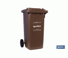 CONTENEDOR 2 RUEDAS 120 LITROS COLOR VERDE