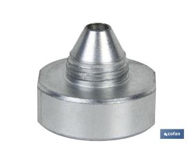 Adaptador cartucho grasa rosca pequeña a rosca grande