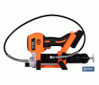 Pistola engrasadora a batería | Batería Li-ion 21 V 2 Ah | Presión máxima: 690 bar | Adecuada para cartuchos de 400 ml