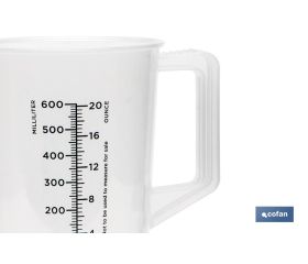 JARRA POLIPROPILENO 600 ML