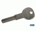 Llaves en bruto seguridad | Copia de llaves para cilindro de Seguridad | Pack de 5 copias de llaves en bruto