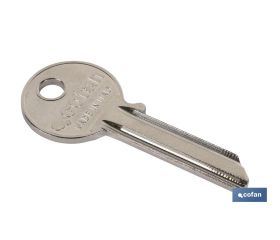 Llaves de Serreta en bruto | Copia de llaves con cinco pitones | Pack de 5 copias de llaves en bruto