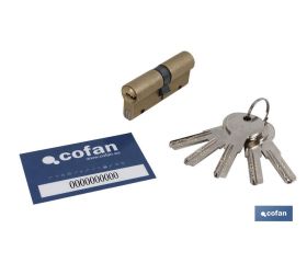 Cilindro SEG. ANTIBUMPING 30/30 L. Larga-Latón