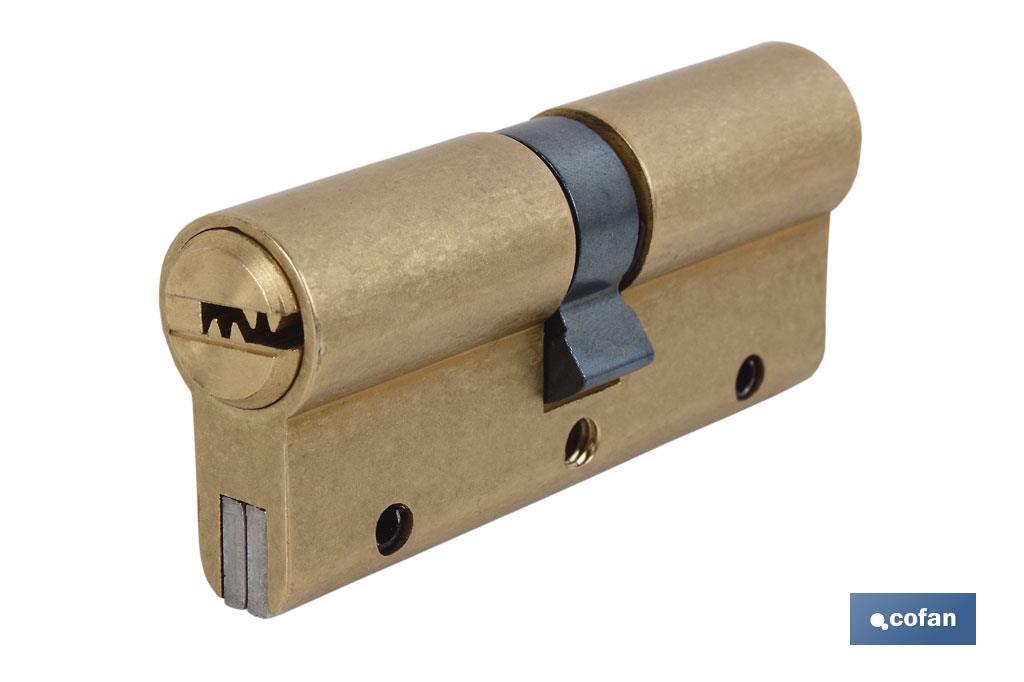 Cilindro SEG. ANTIBUMPING 30/30 L. Larga-Latón